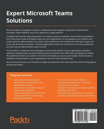 Expert Microsoft Teams Solutions achterzijde