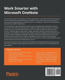 Work Smarter with Microsoft OneNote achterzijde