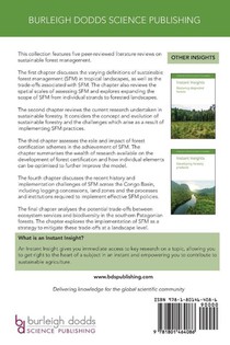 Instant Insights: Sustainable Forest Management achterzijde