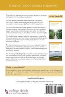 Instant Insights: Irrigation Management in Horticultural Production achterzijde