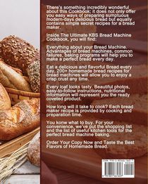 The Ultimate KBS Bread Machine Cookbook achterzijde