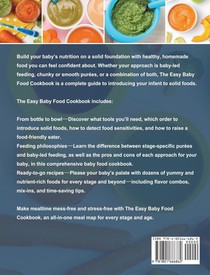 The Easy Baby Food Cookbook achterzijde