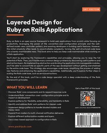 Layered Design for Ruby on Rails Applications achterzijde