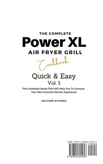 The Complete Power XL Air Fryer Grill Cookbook achterzijde