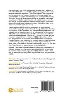 The Development of Open Government Data achterzijde