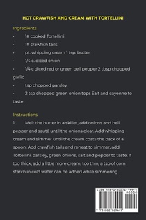 The Easy Cajun Recipes cookbook achterzijde