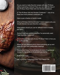 Yummy Pit Boss Wood Pellet Grill and Smoker Cookbook achterzijde