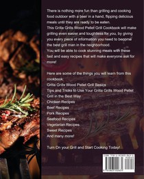 The Amazing Grilla Grills Wood Pellet Grill Cookbook achterzijde