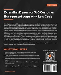 Extending Dynamics 365 Customer Engagement Apps with Low Code achterzijde