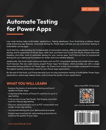 Automate Testing for Power Apps achterzijde