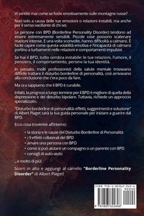 DISTURBO BORDERLINE DI PERSONALITÀ achterzijde