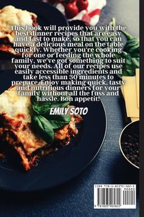 Delicious Dinner Recipes achterzijde