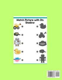 MATCHING WORKSHEETS, ACTIVITY BOOK FOR KIDS achterzijde