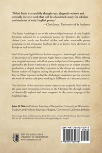 God's Exiles and English Verse achterzijde