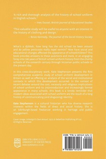 A Cultural History of School Uniform achterzijde