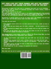 Would You Rather Game Book for Kids 6-12 & EWW Edition! achterzijde