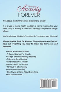 Health Anxiety Book For Women achterzijde