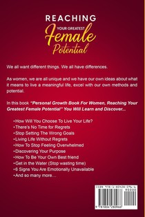 Personal Growth Book For Women achterzijde