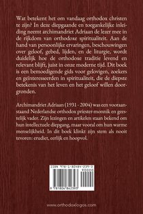 Orthodoxe spiritualiteit achterzijde