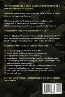 Baofeng Radio Survival Guide achterzijde