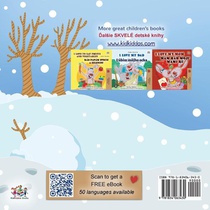 I Love Winter (English Slovak Bilingual Children's Book) achterzijde