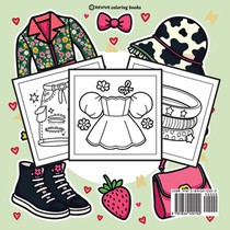 Bold & Easy Fashion Vibes Coloring Book achterzijde