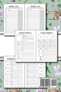 Sewing Journal (Purple Roses) achterzijde