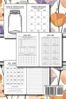 Budget Tracker (Purple and Orange Flowers) achterzijde