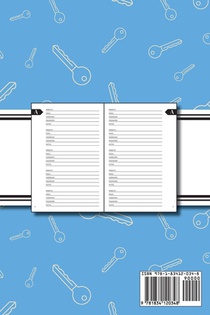 Password Tracker (Blue Keys) achterzijde