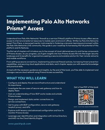 Implementing Palo Alto Networks Prisma® Access achterzijde