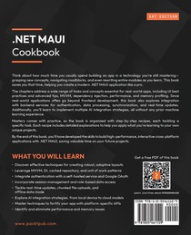 .NET MAUI Cookbook achterzijde