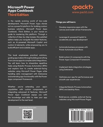 Mendoza, E: Microsoft Power Apps Cookbook - Third Edition achterzijde