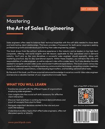 Mastering the Art of Sales Engineering achterzijde