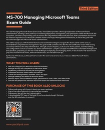 MS-700 Managing Microsoft Teams Exam Guide - Third Edition achterzijde