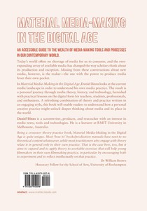 Material Media-Making in the Digital Age achterzijde