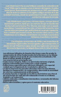 El abanico de Lady Windermere - Lady Windermere's Fan achterzijde