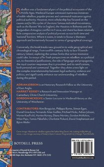 Rebellion in Medieval Europe, c.1000-c.1500 achterzijde