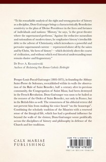 The Christian sense of history achterzijde
