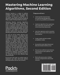 Mastering Machine Learning Algorithms achterzijde