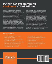 Python GUI Programming Cookbook achterzijde