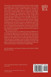 Children and Parents in Medieval Welsh Law achterzijde