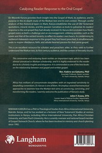 Catalyzing Reader-Response to the Oral Gospel achterzijde