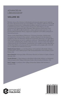 Libraries and the Global Retreat of Democracy achterzijde