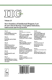 New Frontiers of Intellectual Property Law achterzijde