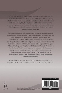 Shakespeare and the Law achterzijde