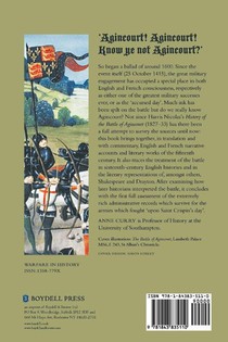 The Battle of Agincourt: Sources and Interpretations achterzijde