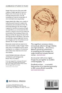 Imogen Holst: A Life in Music achterzijde