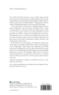 Magic and the Supernatural in Medieval English Romance achterzijde