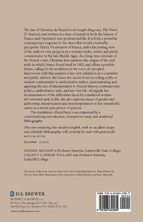 The Vision of Christine de Pizan achterzijde