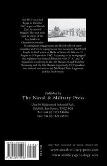 SECOND ROYAL GLOUCESTERSHIRE HUSSARS Libya-Egypt 1941-1942 achterzijde